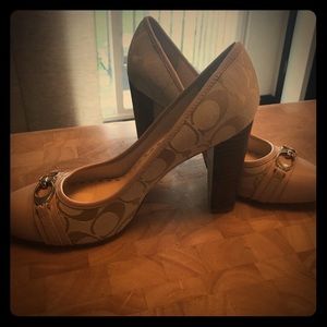 Never worn Coach heels